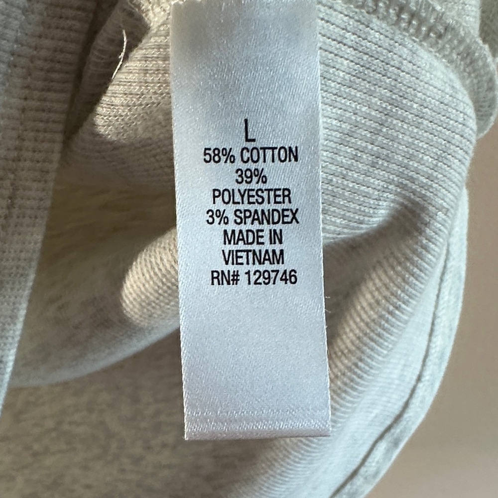 Heather Gray Long Sleeve Henley by Blue Mountain - Picture 5 of 8